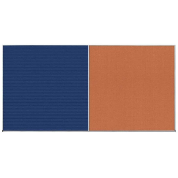 Enclosed Corkboard, 1 Door, 24"x36", 4" Fra